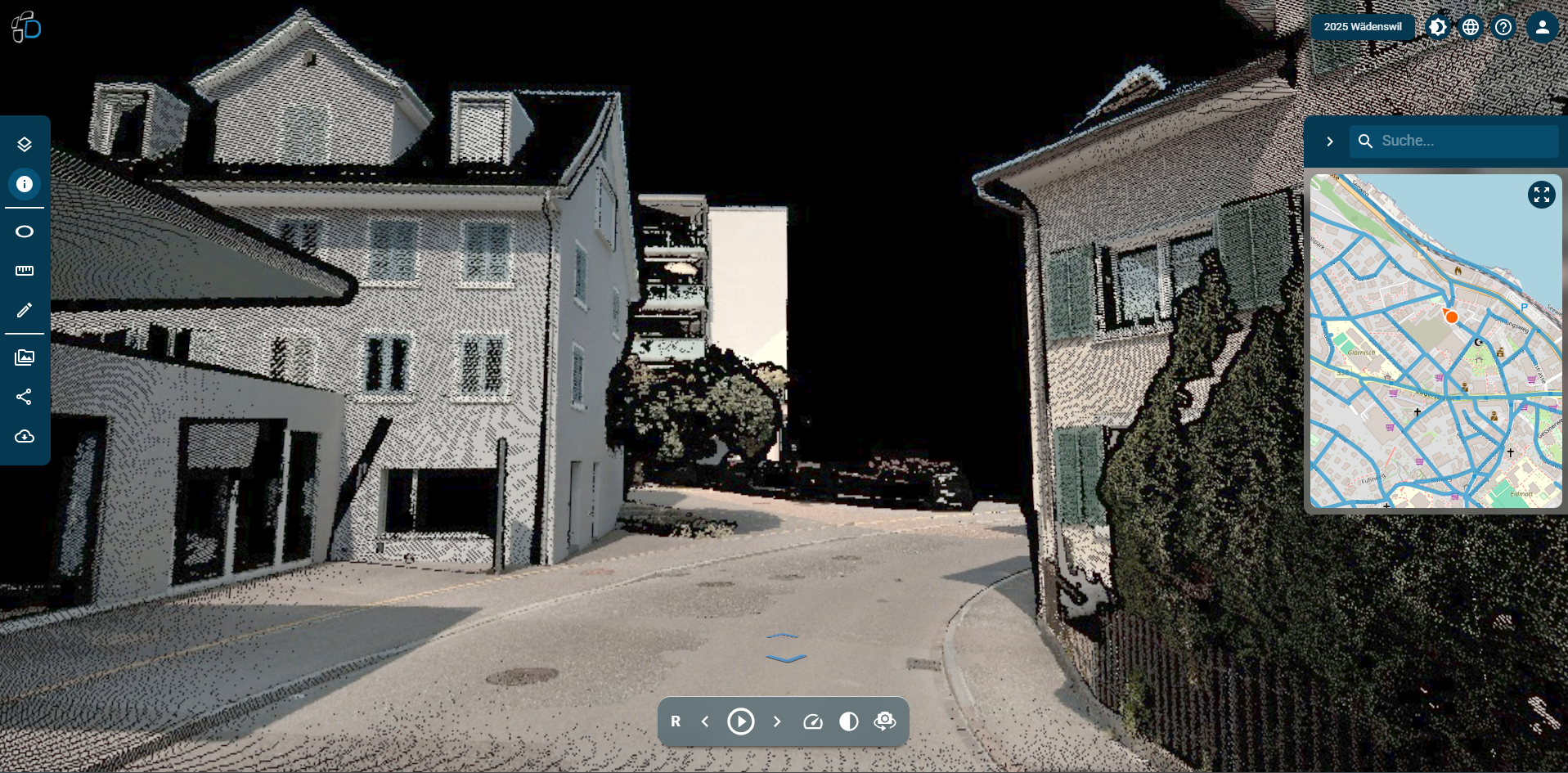 Punktwolkenlayer in infra3D