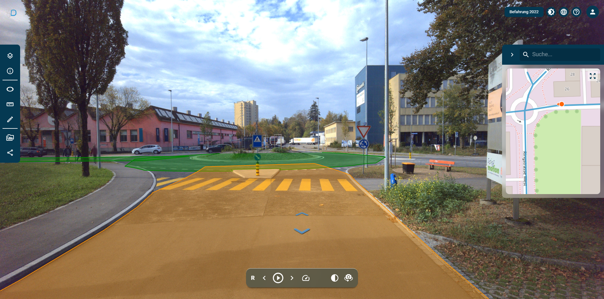 Strassenzustandsbewertung in infra3D